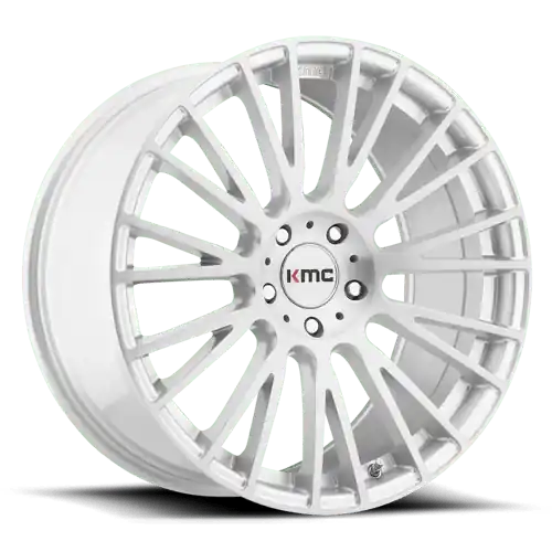 Certified KM706 20X10 5X120 BRUSHED SLV 40MM