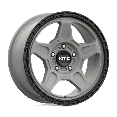 KM721 16X7 5X4.5 S-GRAY BLK LP 15MM Money Back Guarantee