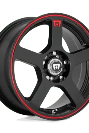 Price Cut MR116 17X7 4X100/4.25 M-BLK RED-STR 40MM