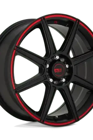 Clearance MR142 15X6.5 4X100/4.5 S-BLK RED 40MM