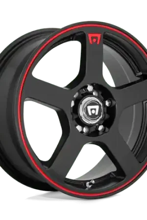 Super Sale MR116 18X8 5X112/4.5 M-BLK RED-STR 35MM