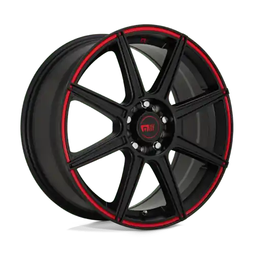 Get Yours MR142 15X6.5 5X100/4.5 S-BLK RED 40MM