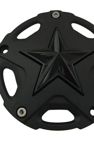 Bulk Order XD827 17X8 MATTE BLACK CAP W/ G-BLK STAR