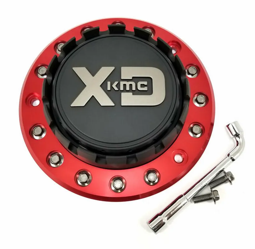 XDS CAP 2PC ALL PCD - S-BLK W/ RED BASE Warranty Included