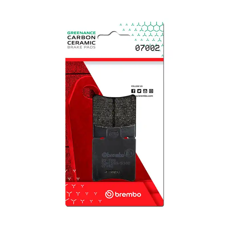 Brembo OE Honda Sgx/Honda Sh/Honda Sxr/Honda X8R/Hyosung Boomer Carbon Ceramic Brake Pad - Front Special Discount