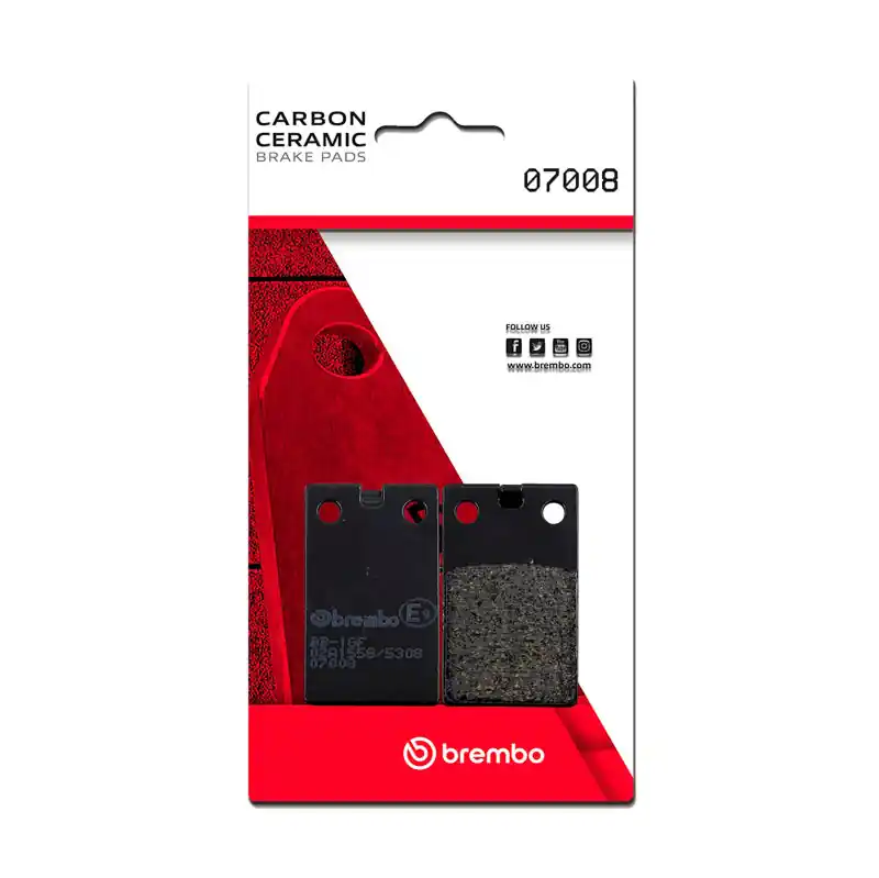 Brembo OE Aprilia Red Rose/Malaguti Crosser/TGB R/Tomos Bt Carbon Ceramic Brake Pad - Front Popular