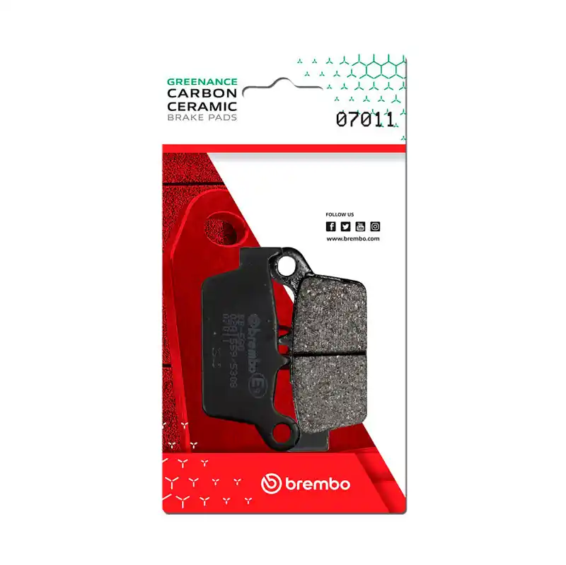 Affordable Brembo OE Honda Nh/Kymco Cobra/Kymco Fever/Kymco Heroism Carbon Ceramic Brake Pad - Front