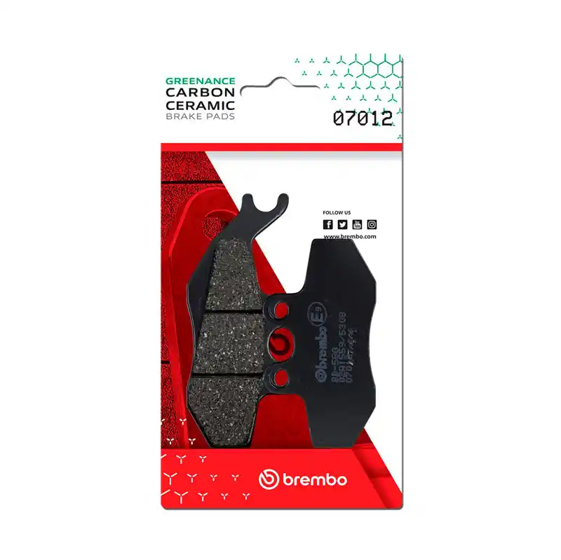 Brembo OE Aprilia Etx/Aprilia Mx/Piaggio Hexagon/Piaggio Skipper Carbon Ceramic Brake Pad - Front High Quality