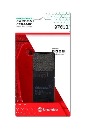 Brembo OE Piaggio Zip Carbon Ceramic Brake Pad - Front Certified