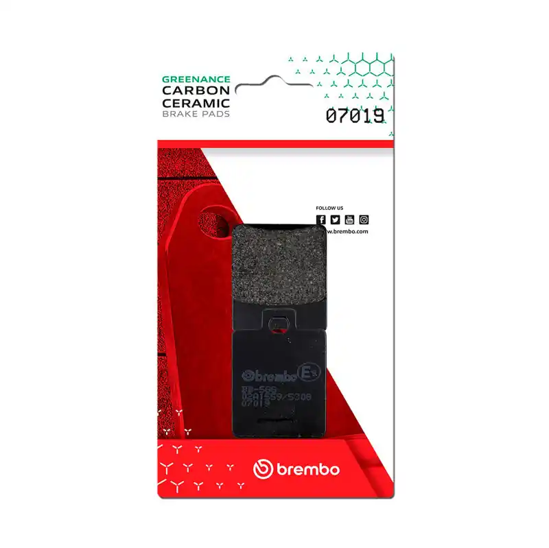 Brembo OE Piaggio Zip Carbon Ceramic Brake Pad - Front Certified