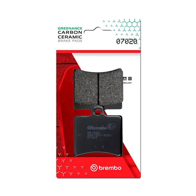 Exclusive Brembo OE Malaguti Madison/Malaguti Password/Malaguti Phantom Carbon Ceramic Brake Pad - Rear