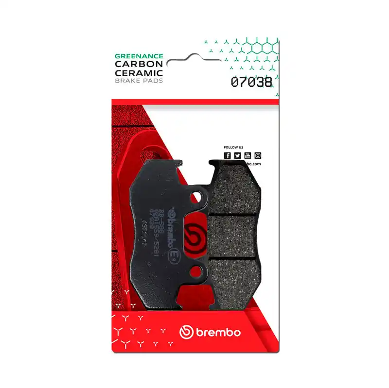 Best Seller Brembo OE Honda Ch/Honda Ses/Honda Ps/Honda Sh/Honda Lead Carbon Ceramic Brake Pad - Front