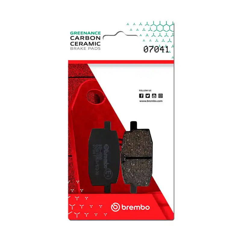 Brembo OE Yamaha Axis/Yamaha Bws/Yamaha Zest/Yamaha Crz Carbon Ceramic Brake Pad - Front Free Returns