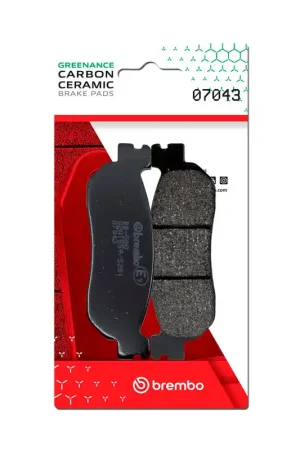 Brembo OE Mbk Skyliner/Yamaha X-City/Yamaha X-Max/Yamaha Yp Carbon Ceramic Brake Pad - Rear Final Sale