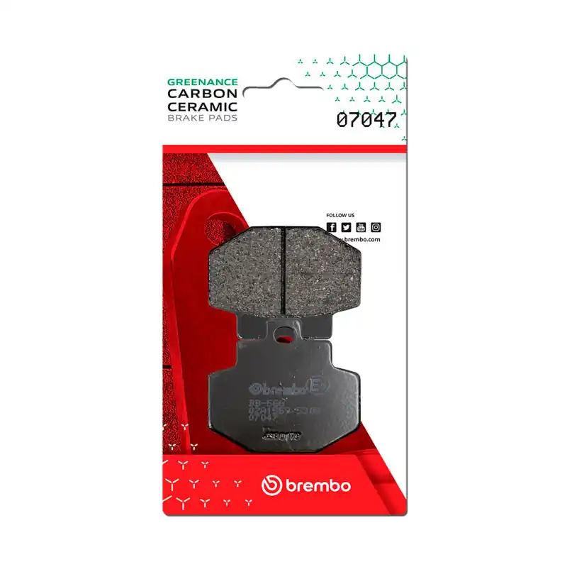 Brembo OE Benelli Adiva/Gilera Runner/Piaggio Hexagon Carbon Ceramic Brake Pad - Rear Get Yours