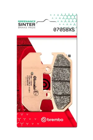 Bargain Brembo OE 07-24 Suzuki AN Burgman Left 400cc Brake Pad - Rear