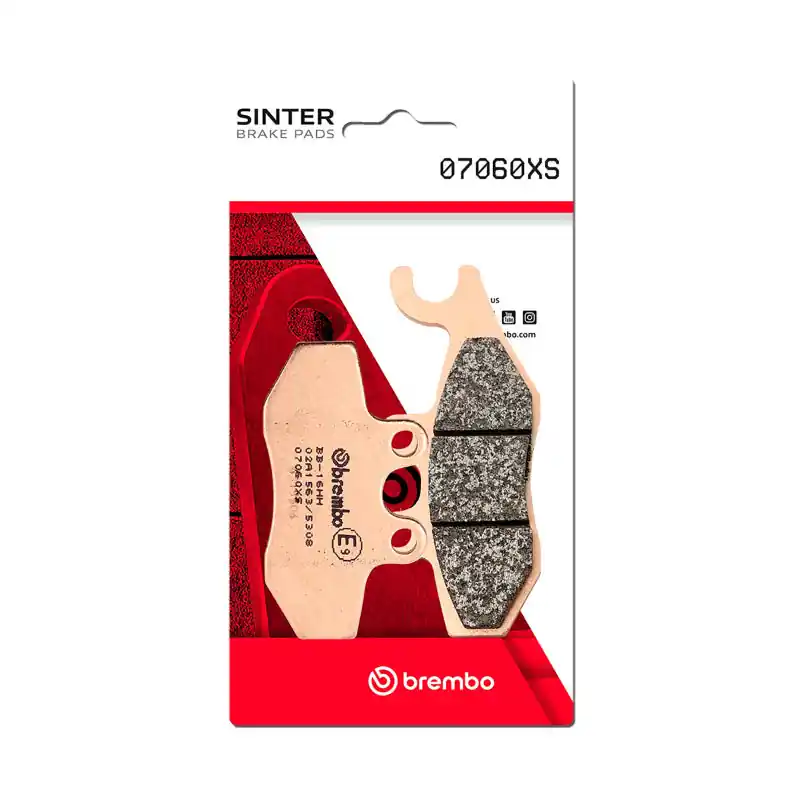Limited Time Brembo OE 05-10 Piaggio Vespa X9 Right 250cc/07-08 X8 Right 400cc Sinter Brake Pad - Front