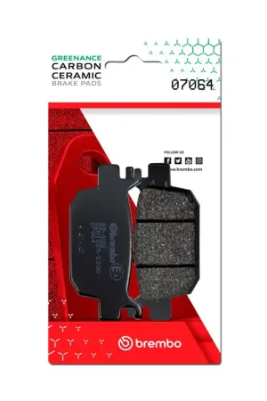Exclusive Offer Brembo OE Honda Nss/Honda Sh/Honda Silverwing/Honda Forza/Honda Adv Carbon Ceramic Brake Pad - Rear