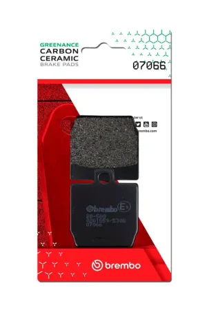 Brembo OE Mbk Nitro/Quadro Quadro/Yamaha Aerox/Yamaha Slider Carbon Ceramic Brake Pad - Rear Today Only