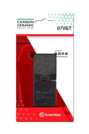 Brembo OE Piaggio Zip/Piaggio Mp3/SYM SYMphony/SYM Fiddle/SYM Jet Carbon Ceramic Brake Pad - Front Secure Checkout