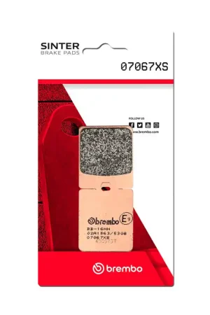 Brembo OE 08-17 Gilera RC Fuoco ie 500cc/06-10 Piaggio Vespa LX 60 250cc Sinter Brake Pad - Front Factory Price