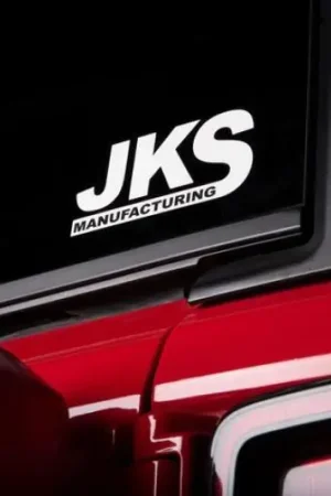Fast Shipping JKS Manufacturing 2.5x5 Diecut Decal - White
