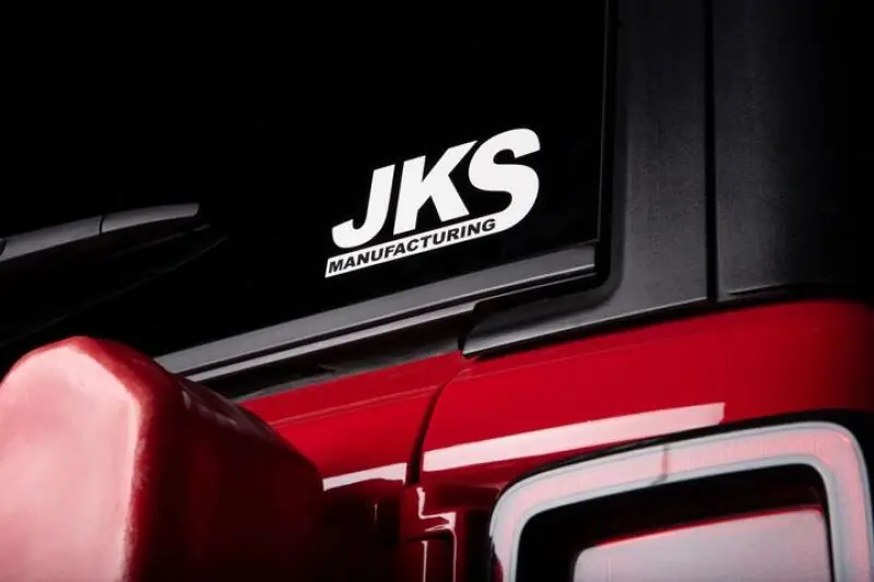 Fast Shipping JKS Manufacturing 2.5x5 Diecut Decal - White