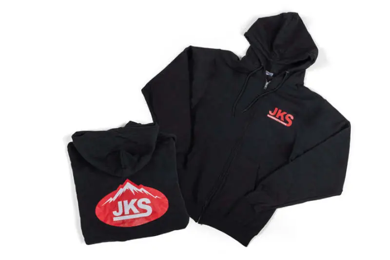 Secure Checkout JKS Manufacturing Zippered Black Hoodie - Large