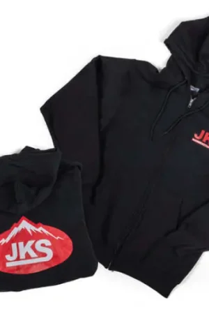 In Demand JKS Manufacturing Zippered Black Hoodie - Small