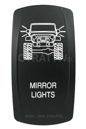Crafted Spod Rocker JK Mirror Lights Switch