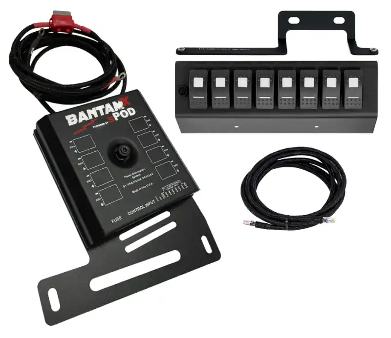 Big Sale Spod 09-18 Jeep Wrangler JK BantamX w/ Green LED Switch Panel
