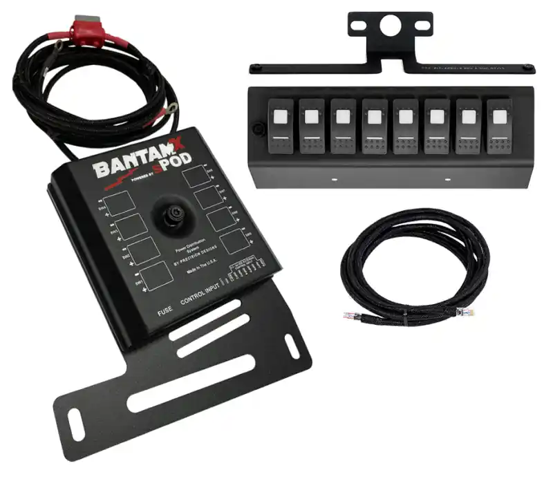 Instant Buy Spod 07-08 Jeep Wrangler JK BantamX w/ Red LED Switch Panel