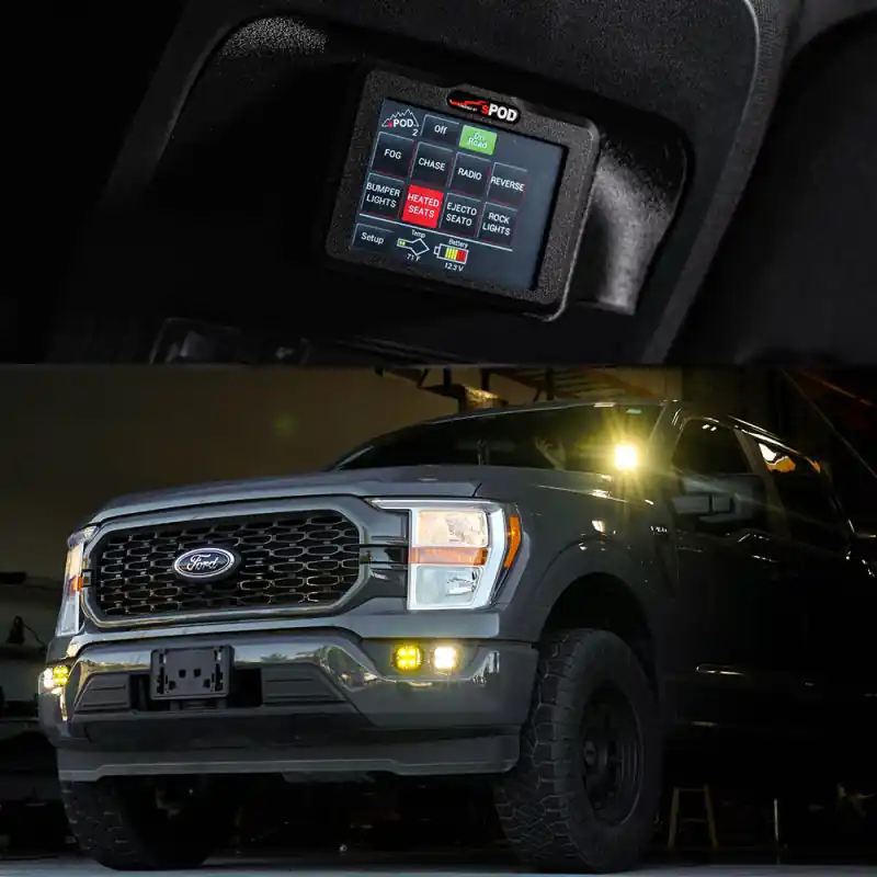 Final Sale Spod Ford 2021-On F-150 Touchscreen BantamX Vehicle Kit