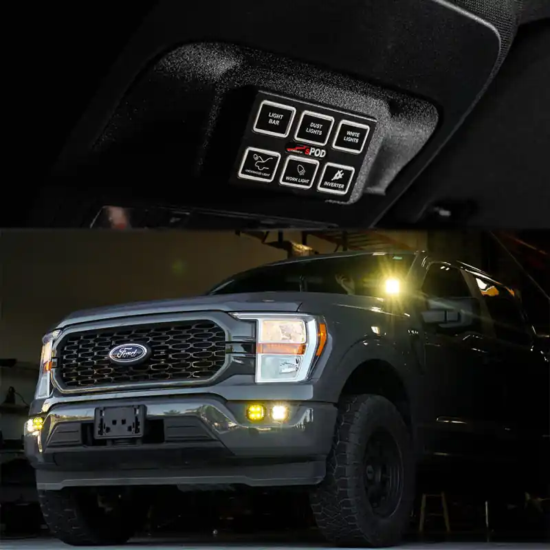 Spod Ford 2021-on F-150 Mini 6 SourceLT Vehicle Specific Kit Same Day Shipping