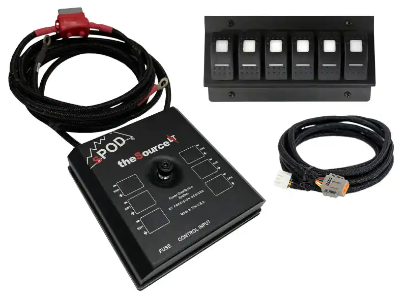 Spod 12-17 Toyota Tundra SourceLT w/ Red LED Switch Panel Wholesale