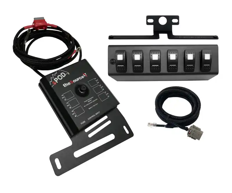 Spod 07-08 Jeep Wrangler JK SourceLT w/ Blue LED Switch Panel Hassle-Free Returns