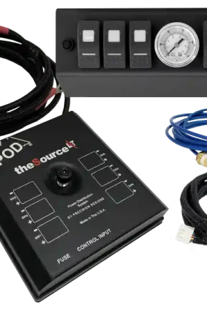 Factory Price Spod 07-08 Jeep Wrangler JK SourceLT w/ Air Gauge and Red LED Switch Panel