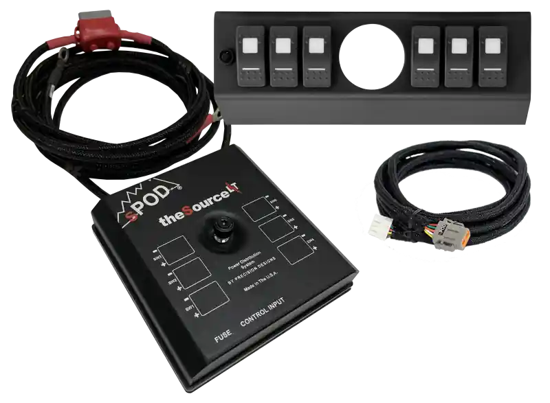 Handmade Spod 07-08 Jeep Wrangler JK SourceLT w/ Opening LED Switch Panel (2 1/16 Inch)