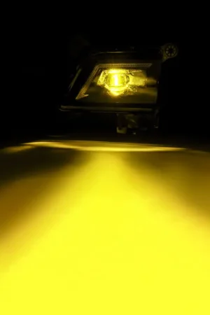 AlphaRex 19-23 Chevrolet Silverado 2500/3500HD DoubleTap Dual Color LED Projector Fog Lights Authentic
