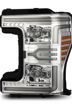 One Day Deal AlphaRex 17-19 Ford F-250/350/450/550 Super Duty NOVA-Series LED Proj Headlights Chrome w/SS & SBDRL