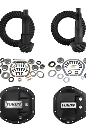 Yukon Gear 07-17 Jeep Wrangler (JK) Stage 2 Re-Gear Kit w/Diff Covers (for Dana 30/44) - 4.56 Deal