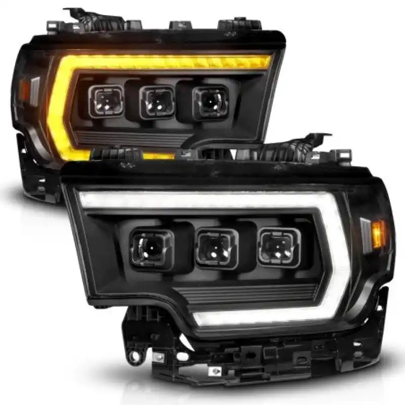 ANZO 19-24 RAM 2500/3500 Z-Series Full LED Proj Headlights DRL/Init/SeqSig - Driver Side ONLY Exclusive