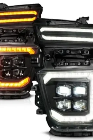 ANZO Z-Series 20-23 Chevy Silverado 2500/3500 Z-Series Full LED Proj Headlights Black - Driver Side Budget