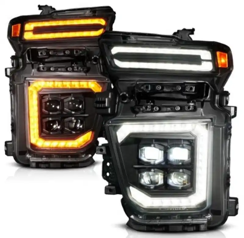 ANZO Z-Series 20-23 Chevy Silverado 2500/3500 Z-Series Full LED Proj Headlights Black - Driver Side Budget