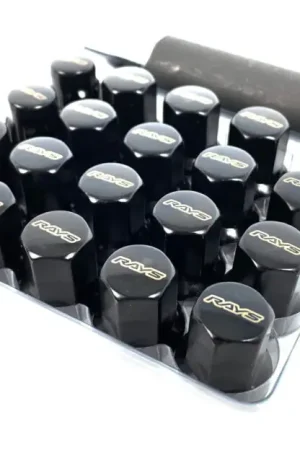 Rays 17 HEX L31 Lock and Nut Set 12 X 1.50- Black Express Delivery