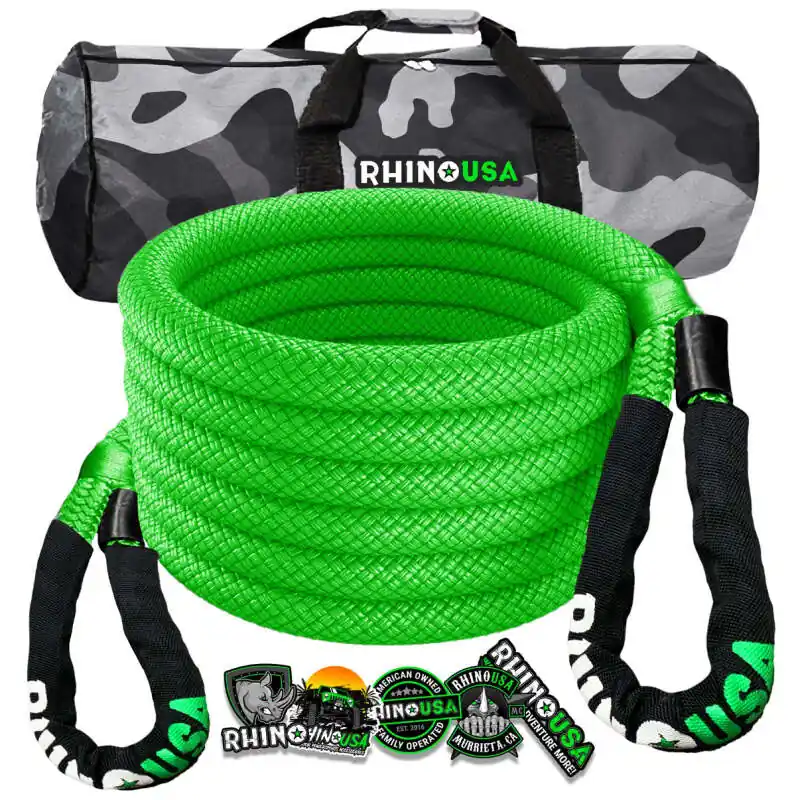 Rhino USA Kinetic Energy Recovery Rope (1In X 30Ft) Green Hot Deal
