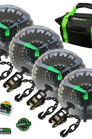 Rhino USA Lasso Straps; Basket Straps - Black While Supplies Last
