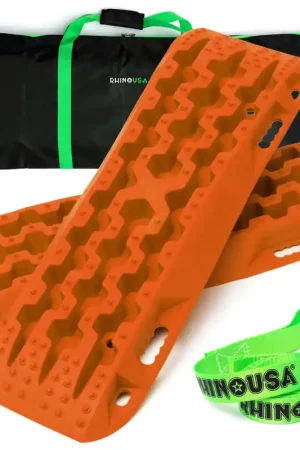 Sale Rhino USA Recovery Traction Boards - Orange (Pair)