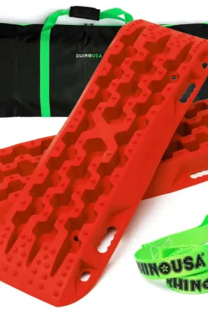 Rhino USA Recovery Traction Boards - Red (Pair) No Minimum Order