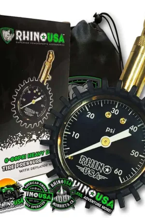 Certified Rhino USA Heavy Duty 60 Psi Tire Pressure Gauge